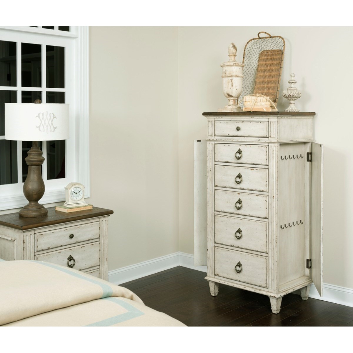 American Drew SOUTHBURY 513 221 Lingerie Chest with 6 Soft Close